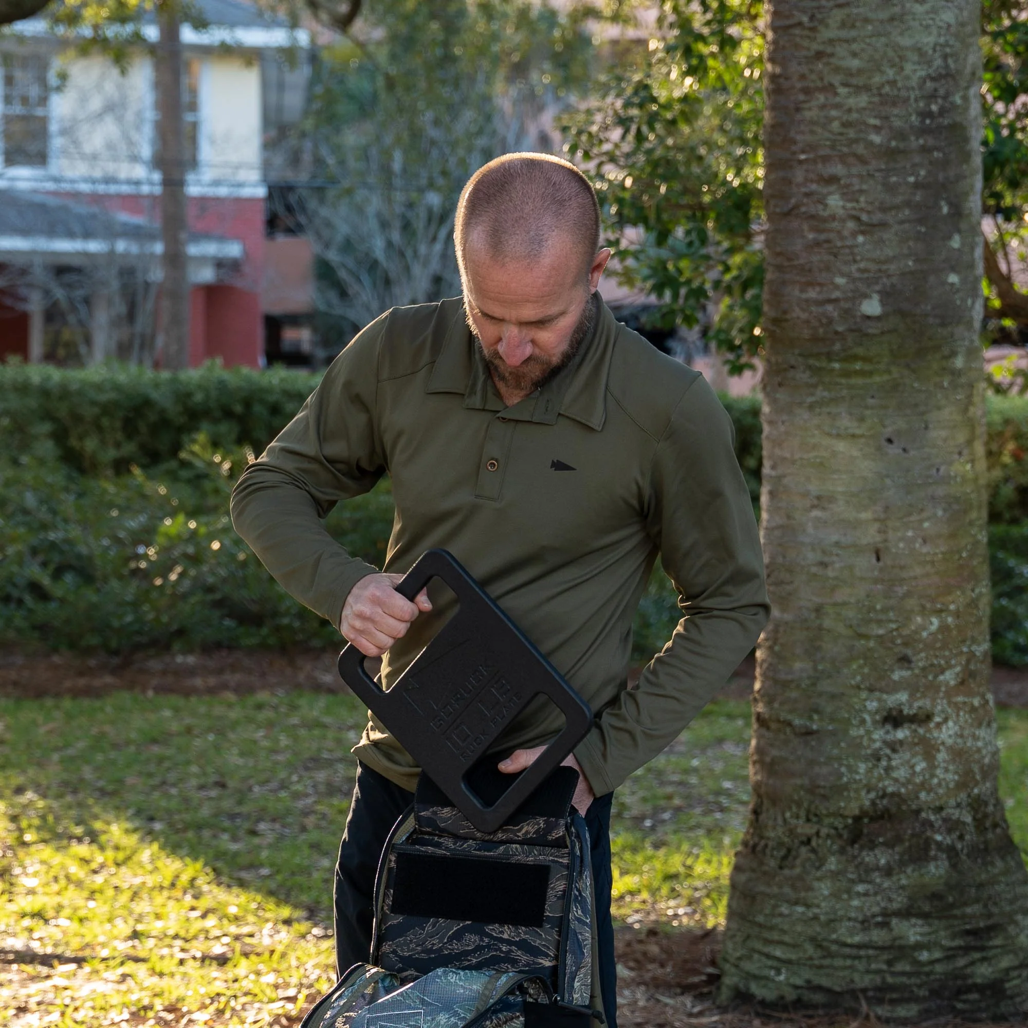 Men's Long Sleeve Rucking Polo - Image 18